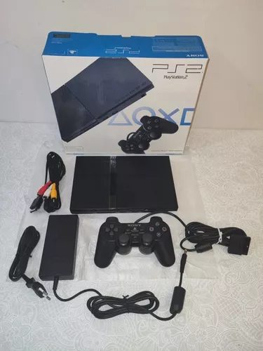 Playstation 2 Slim Novo Sem Uso - Completo - Ps2 Slim Novo