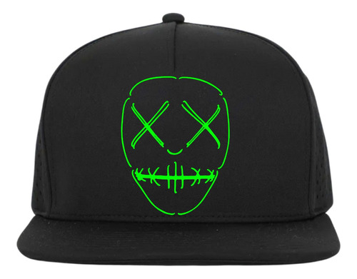 Gorra Plana La Purga Halloween Snapback Reflective