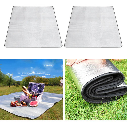 2x Lámina De Aluminio Colchón Para Dormir Alfombrilla Para