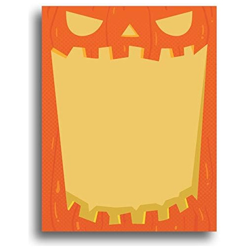 Papel De Carta De Halloween Diseño De Calabaza Jack-o-...