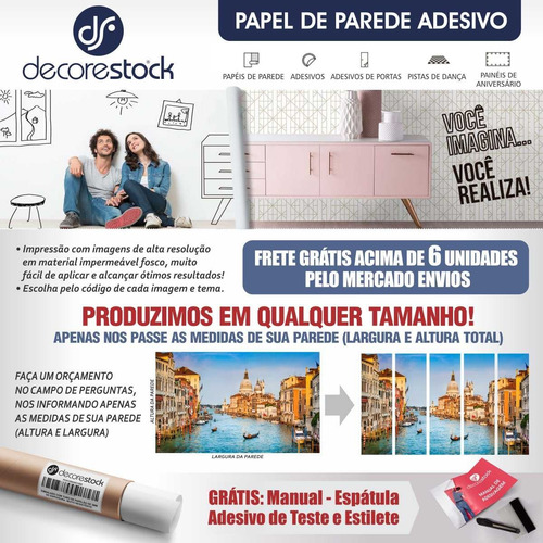Imagem 4 de 10 de Adesivo Papel Parede Cidades Prédio Lavável Nova York Vários