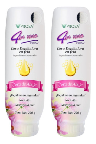 Cera Depiladora En Frio Marca Prosa 4 En 1 Original