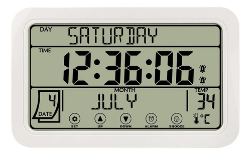 // Reloj De Pared Electrónico Con Pilas Decorativas Para La