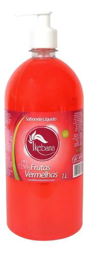Sabonete Líquido Frutas Vermelhas 1 Litro Válvula Ikebana