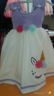 Vestido Unicornio De Niñas / Bebes