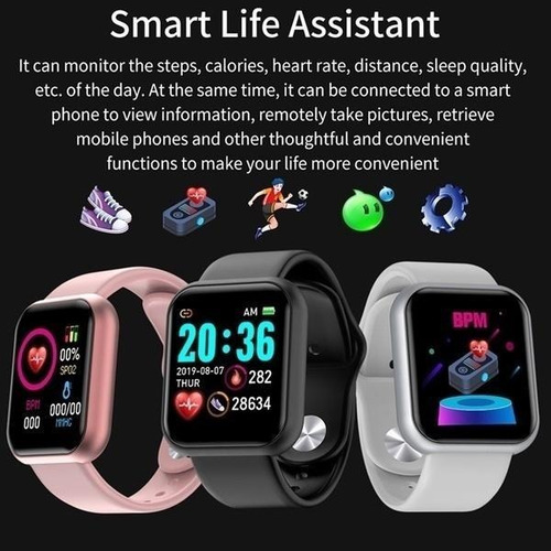 Pantalla A Color Ip67 Impermeable Deporte Reloj Inteligente