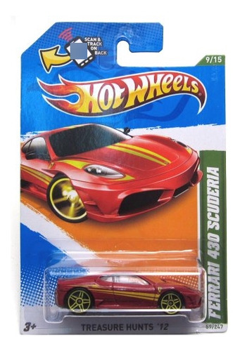 Coche Hot Wheels Ferrari 430 Scuderia 2012 R Hotwheels-11115