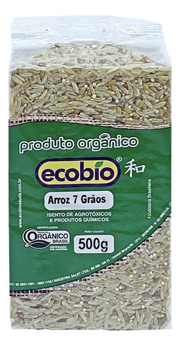 Kit 6x: Arroz 7 Grãos Orgânico Ecobio 500g