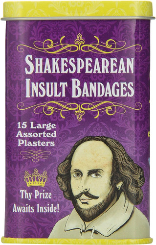 Accesorios, Apósitos Con Insultos Shakesperianos, Talla Ú
