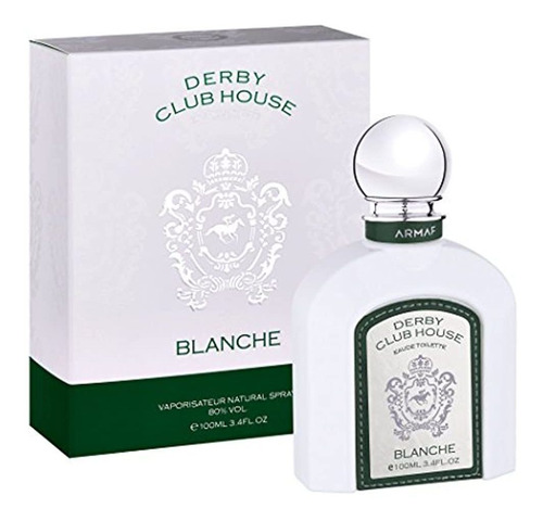 Armaf Derby Club House Blanche Edt Men Nuevo En Caja, 3.4 Oz