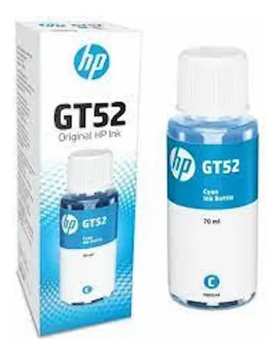 Tinta Hp Gt52 Cian 100% Original