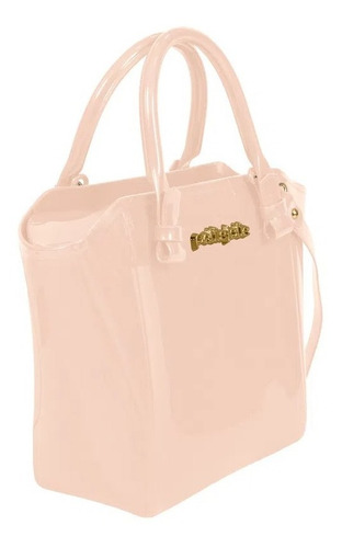 Imagem 4 de 7 de Bolsa Feminina Petite Jolie Preta Nude Média Ombro Shape 03
