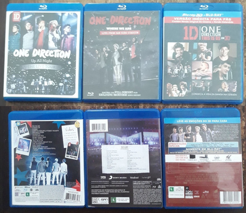 3x Bluray One Direction (nm) Up All Where This Is Ed Br Exc