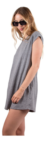 Vestido Mujer De Algodon Corto Plus Size Para Verano Nuevo