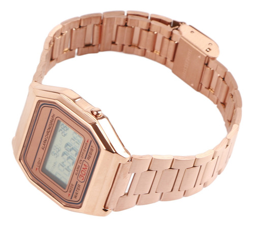 Reloj De Pulsera Digital Con Respaldo Led Y Correa Electróni