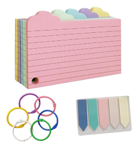 250 Tarjetas De Índice, Tarjetas Flash Con 3 X 5, Tarjeta De