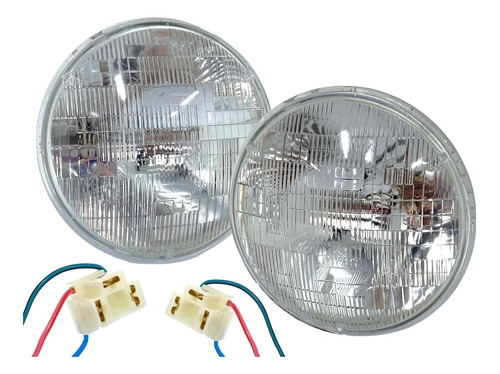 Par Farol Sealed Beam Fusca Chevette Corcel 1 C/chicote