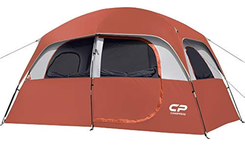 Campros Tent-6-person-camping-tiendas, Carpa Familiar Imperm