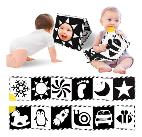 Juguetes Para Bebés En Blanco Y Negro, Libro Para Bebés De