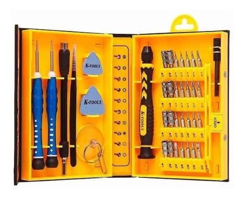 Kit Box 36 Chaves Manutenção Celular Pc Relogio Profissional