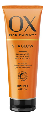 Shampoo Ox Mari Maria Vita Glow - Nutrição E Crescimento