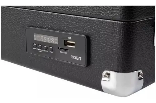 Tocadiscos noga vinilo bluetooth 2025 portatil vintage usb graba