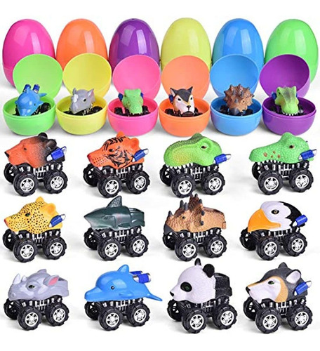 Juego De 12 Unidades De Carros De Juguete, Multicolores