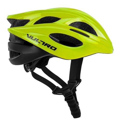 Capacete De Ciclismo Bike Venom Verde Fluor - Vultro G Tamanho 58-62cm