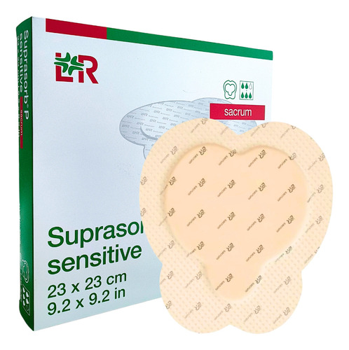 Suprasorb P Sensitive Sacrum Curativo Foam Silicone 23x23cm