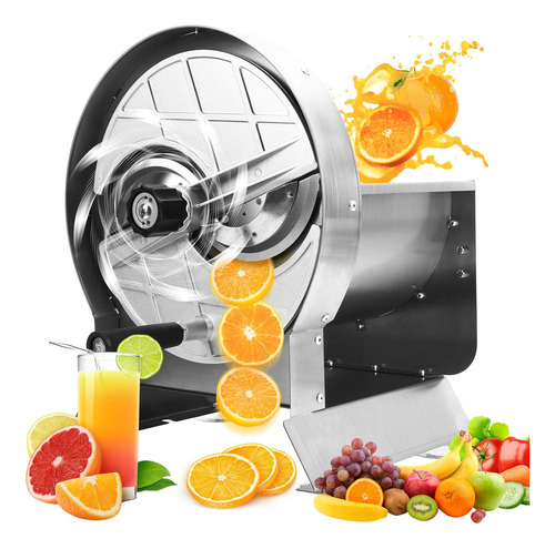 Rebanadora Cortador Manual De Frutas Y Verduras Industrial De 0,3 A 13 Mm De Espesor Ajustable Lazydot