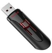 Memoria Sandisk 32gb Usb 3.0 Cruzer Glide Z600 Negro C/rojo