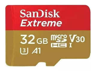 Cartão de memória SanDisk SDSQXAF-032G-GN6AA Extreme com adaptador SD 32GB