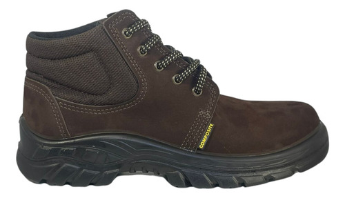 Botina Segurança Couro Ecosafety Ps137 Bico Composite