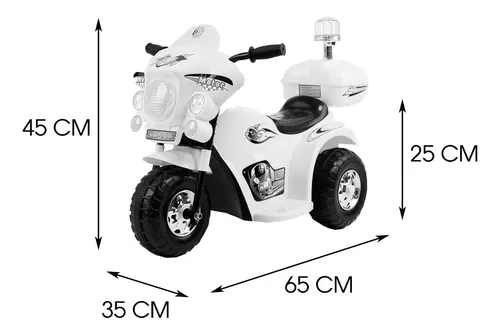 Moto de policia cheap a bateria para niños