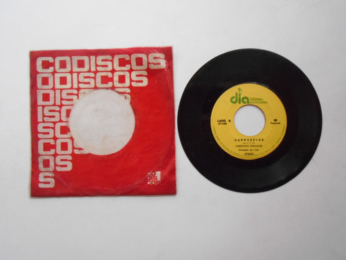Conjunto Miramar Carruseles Pregonando Disco7 45 Rpm 1970