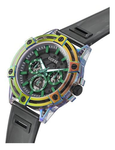 Reloj Hombre Guess Negro King Caballero