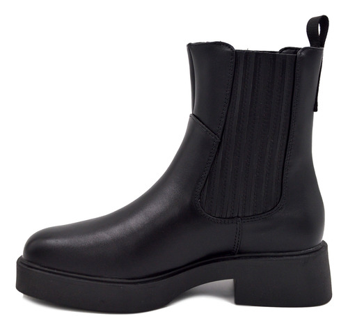 Bota Botineta Mujer Urban Cow Zeta Ecocuero Elastico Taco