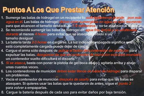 Pistola De Hidrogel Lanzador Juguete Automática Mk1