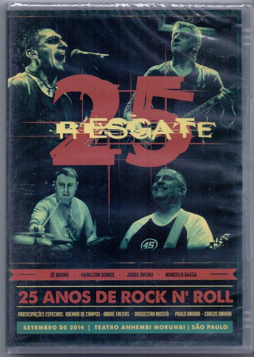 Dvd Resgate - 25 Anos De Rock N' Roll