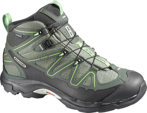 Zapatilla Masculina Salomon- X Tiana Mid Wp M Verde Oscuro