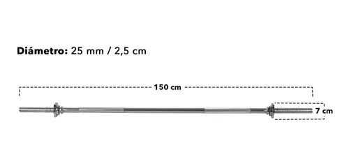 Barra Recta Regular 150 Cm