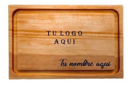 Tablas Para Picar, Madera Personalizada 20x30cm 3 Pz