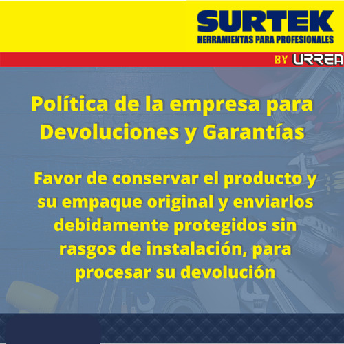 Escoba Metálica Reforzada Recta De 22 Dientes Surtek