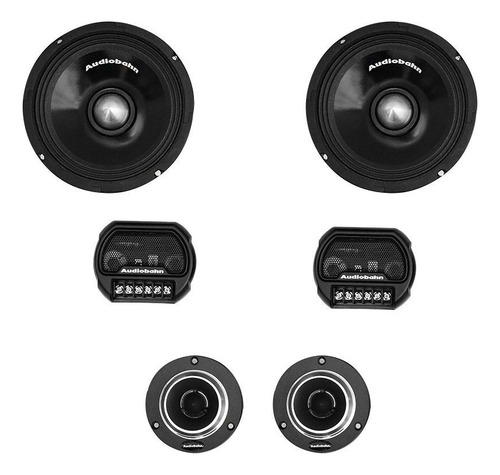 . Set De Medios Audiobahn Abc6500y 6,5 2 Vias 900 Watts Max