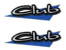2 Adesivos Club Parati + Brinde 2 Unidades
