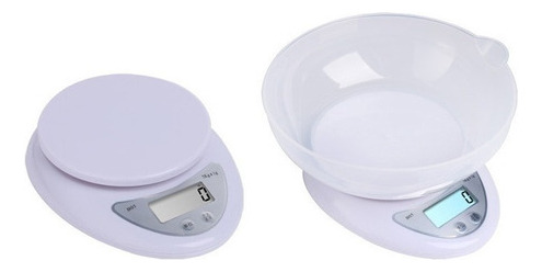 Balanza De Cocina Pesa Digital Hasta 1g-5kg Alta Precisión