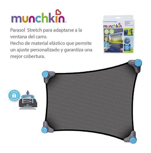 Parasol Munchkin Stretch Para Adaptarse A Cualquier Vehículo
