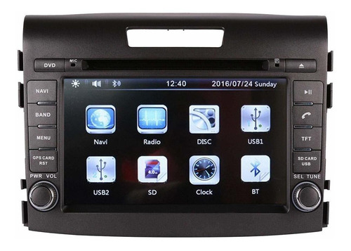 7 Touchscreen Monitor Car Gps Navigation System For Honda
