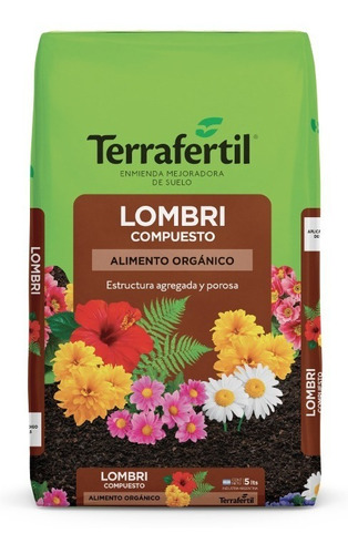 Lombri Compuesto 5l Terrafertil - Metanoia Tienda De Cultivo