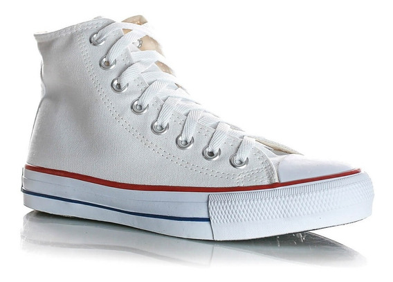 all star branco cano alto original